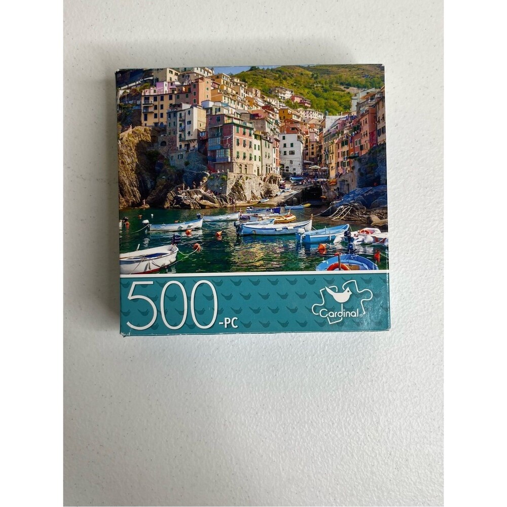 Cardinal Riomaggiore Liguria Italy 500 Piece Jigsaw Puzzle Complete